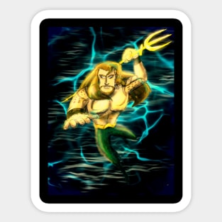 King of Atlantis (Warm) Sticker